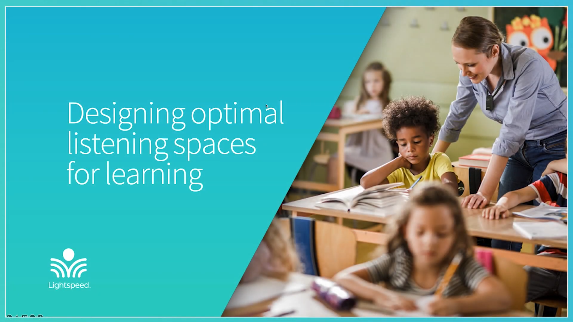 Designing Optimal Listening Spaces For Learning Webinar - Intro 0-7 screenshot